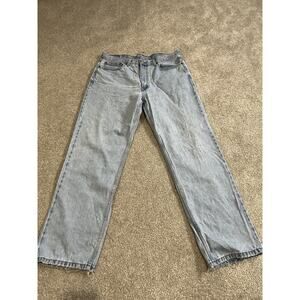 Levis Jeans 550 Mens 38 x 32 Light Blue Denim Western Normcore Cowboy Y2K Casual